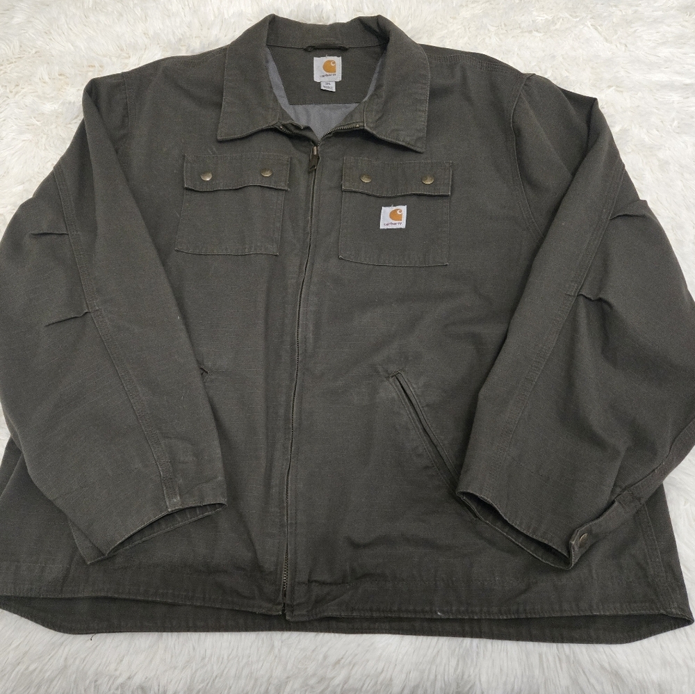 Carhartt Men's Dark Grey Flint Jacket